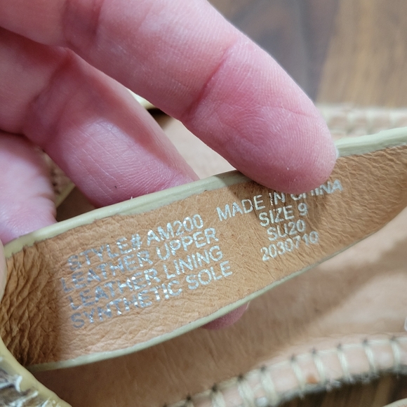 Madewell Malia Espardrille Leather Upper Strappy Sandals Size 9 - Picture 8 of 10